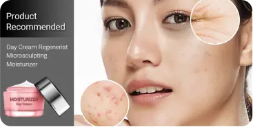 Skin issues of a girl are identified and using Skin AI, a skincare product is recommended to her
